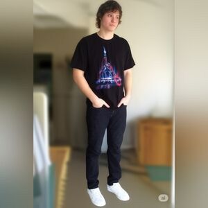 Rock Me Transformers black graphic short sleeve t-shirt - PRIME ROBOT  XL